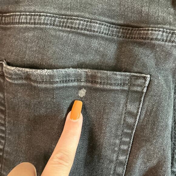 Aeropostale Womens Jeans Black Curvy High Rise Distressed Jegging Stretch 12R - Picture 12 of 15